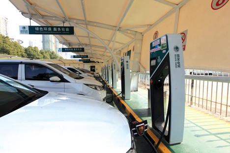 常熟充電站項目均由宏宇公司完成土建、安裝與運維